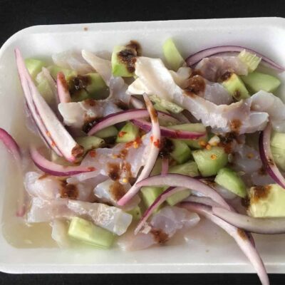 Aguachile de robalo
